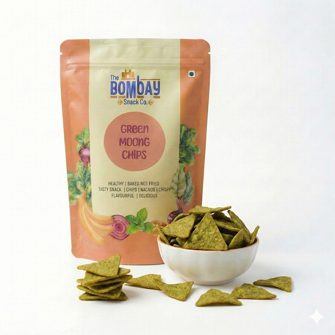Baked Green Moong Chips