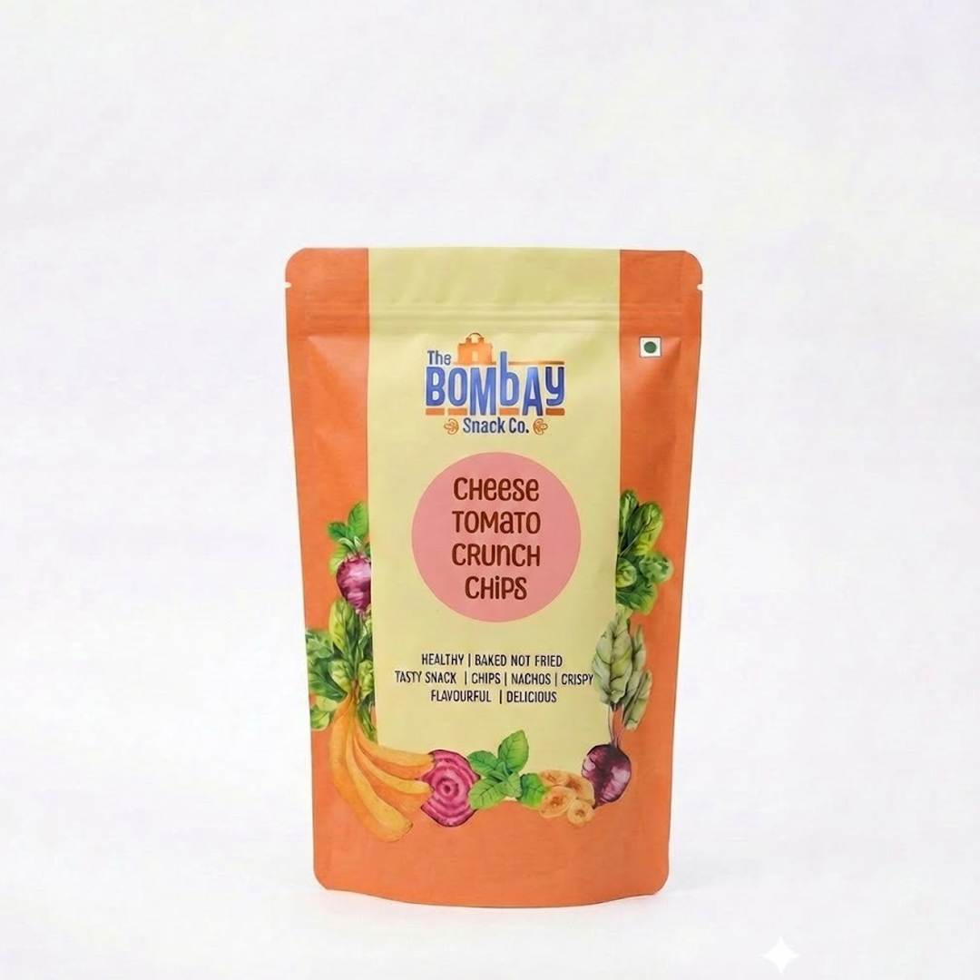 Baked Cheese Tomato Chips