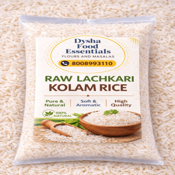 Kolem Rice Raw Lachkari Kolam Rice – Dysha Food Essentials
